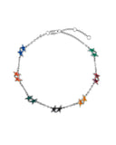 TwoJeys Melted Stars Necklace - Silver