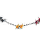 TwoJeys Melted Stars Necklace - Silver