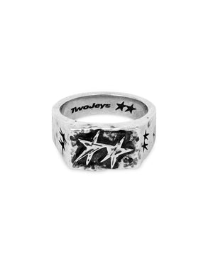 Twojeys Ignorant Icon Ring - Silver