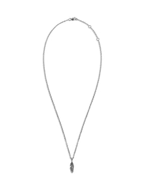 TwoJeys Feather Necklace - Silver