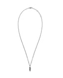 TwoJeys Feather Necklace - Silver