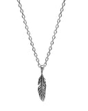 TwoJeys Feather Necklace - Silver