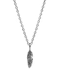 TwoJeys Feather Necklace - Silver