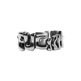HUF Fuck It Warped Ring - Silver