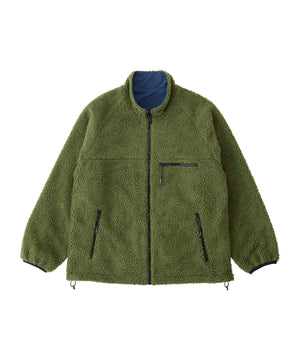 Gramicci Reversible Sherpa Jacket – Olive/Dusty Navy