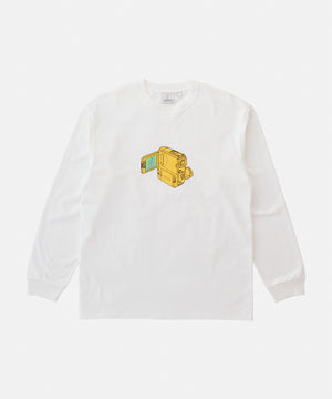 Gramicci Camcorder Long Sleeve Tee – White