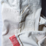 Galag Garage Driver's Double Knee Pants - Off White