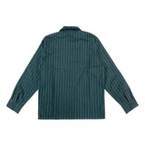 Galag Garage AW26 Pinstripe Shirt - Pine
