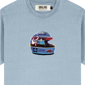 Galag Garage Brain Bucket Tee - Ice Blue