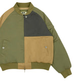 Galag Garage AW26 Patchwork Bomber - Pine