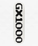 GX1000 OG Logo Grey Skateboard Deck - 8.25