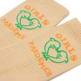 Pas De Mer Girls Socks - Cream