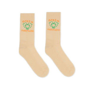 Pas De Mer Girls Socks - Cream