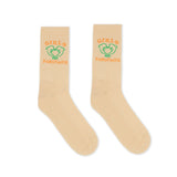 Pas De Mer Girls Socks - Cream