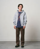 Gramicci One Point Zip Hooded Sweatshirt - Grey Heather