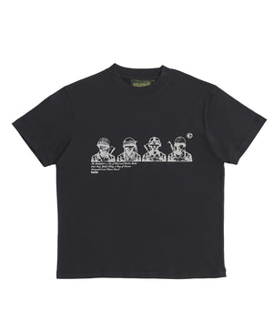 Glokk Company Soldiers Don't Cry T-shirt - Washed Gray