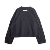 Jungles Jungles Distressed Terry Crewneck – Black