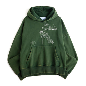 Jungles Jungles Looking Downward Hoodie – Green