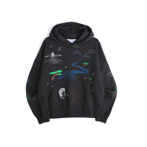 Jungles Jungles So Many Questions Hoodie – Black