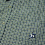 HUF H Star Plaid Shirt – Marine