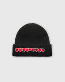 Pleasures Hearts Beanie – Black
