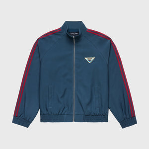 Homme+Femme Classic Track Jacket – Blue/Burgundy