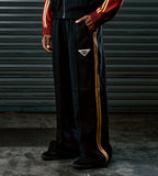 Homme+Femme Relaxed Track Pants – Black/Red