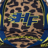Homme+Femme Blaze Racing Cap – Cheetah/ Navy Blue