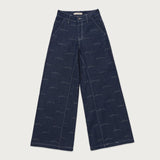 Honor The Gift Wide Leg Pant - Navy