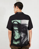 Pleasures Horse Hair Button Up – Black