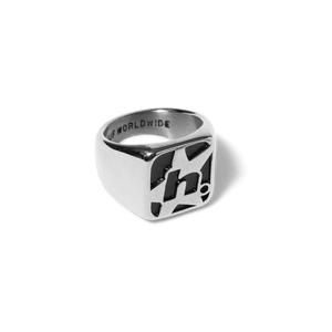 HUF H Star Ring - Silver
