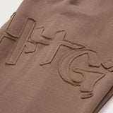 Honor The Gift C-Fall Script Embroidered Sweats - Light Brown