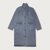 Honor The Gift C-Fall Htg Trench Coat - Light Indigo