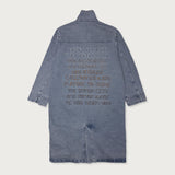 Honor The Gift C-Fall Htg Trench Coat - Light Indigo