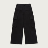 Honor The Gift A-Spring Wide Leg Cargo - Black