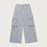 Honor The Gift A-Spring Wide Leg Cargo - Stone