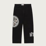 Honor The Gift A-Spring Peace Print Trouser Pant - Black
