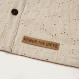 Honor the Gift A-Spring Legacy Eyelet Shirt - Bone