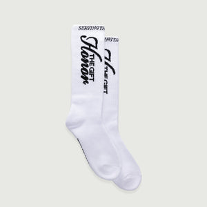 Honor The Gift 1988 Ribbed Sock - White