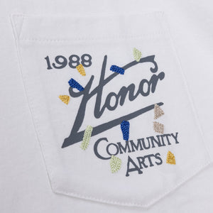 Honor the Gift Community Arts Tee – White