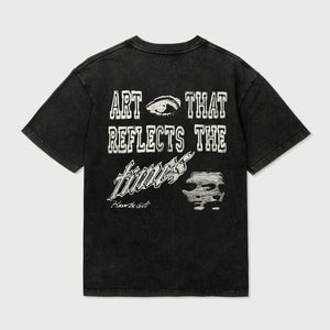 Honor the Gift Art That Reflects Tee - Black