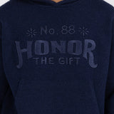 Honor the Gift Art Knit Hoodie – Navy