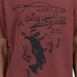 Honor the Gift In The Spirit Tee – Burgundy