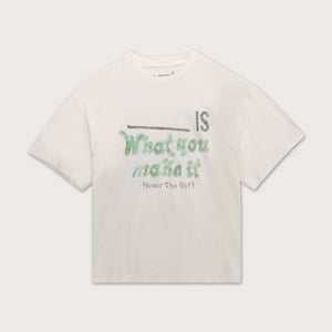 Honor The Gift A-spring What You Make It Tee - White