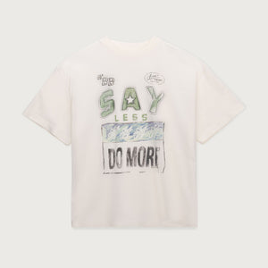 Honor The Gift A-spring Say Less Do More Tee - White