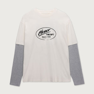 Honor The Gift A-spring Just Be L/s Tee - White
