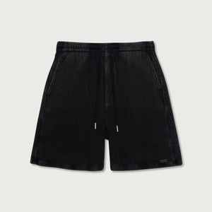 Honor The Gift Rib Knit Drawcord 7" Short - Black