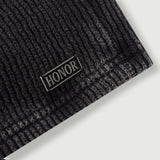 Honor The Gift Rib Knit Drawcord 7" Short - Black