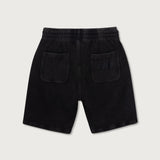 Honor The Gift Rib Knit Drawcord 7" Short - Black