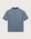 Honor the Gift Striped Knit Polo - Indigo